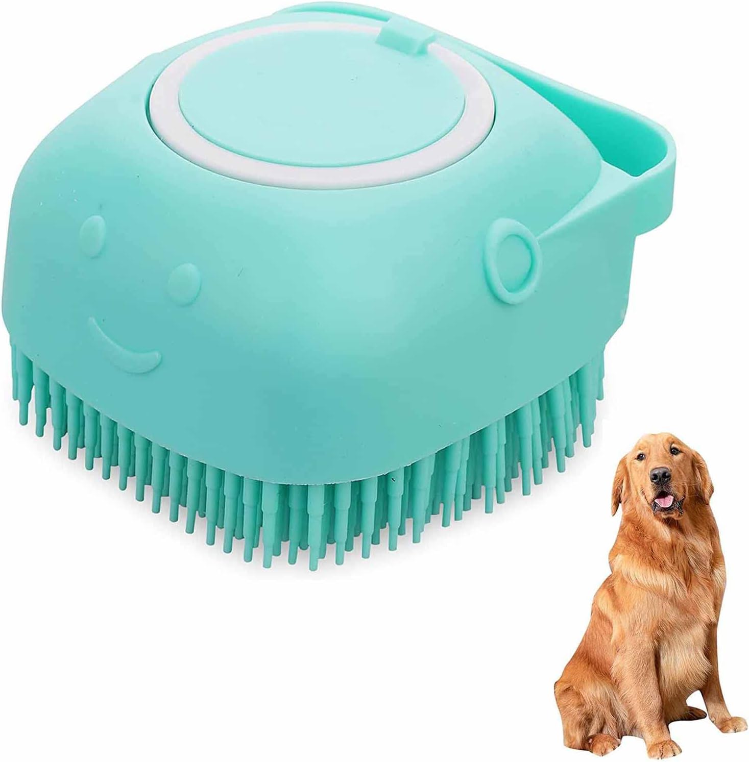 Dog Cat Bath Brush Soft Silicone