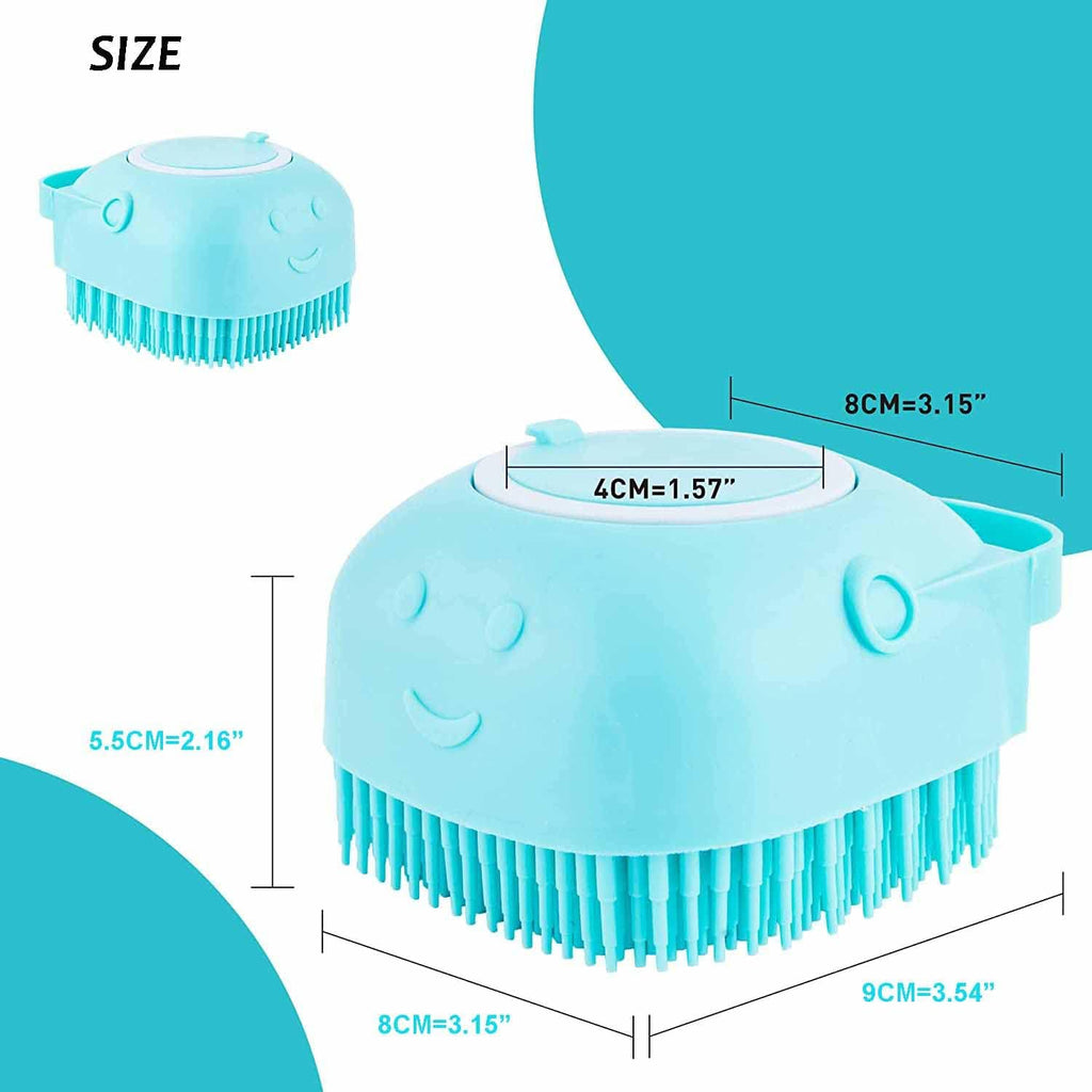 Dog Cat Bath Brush Soft Silicone