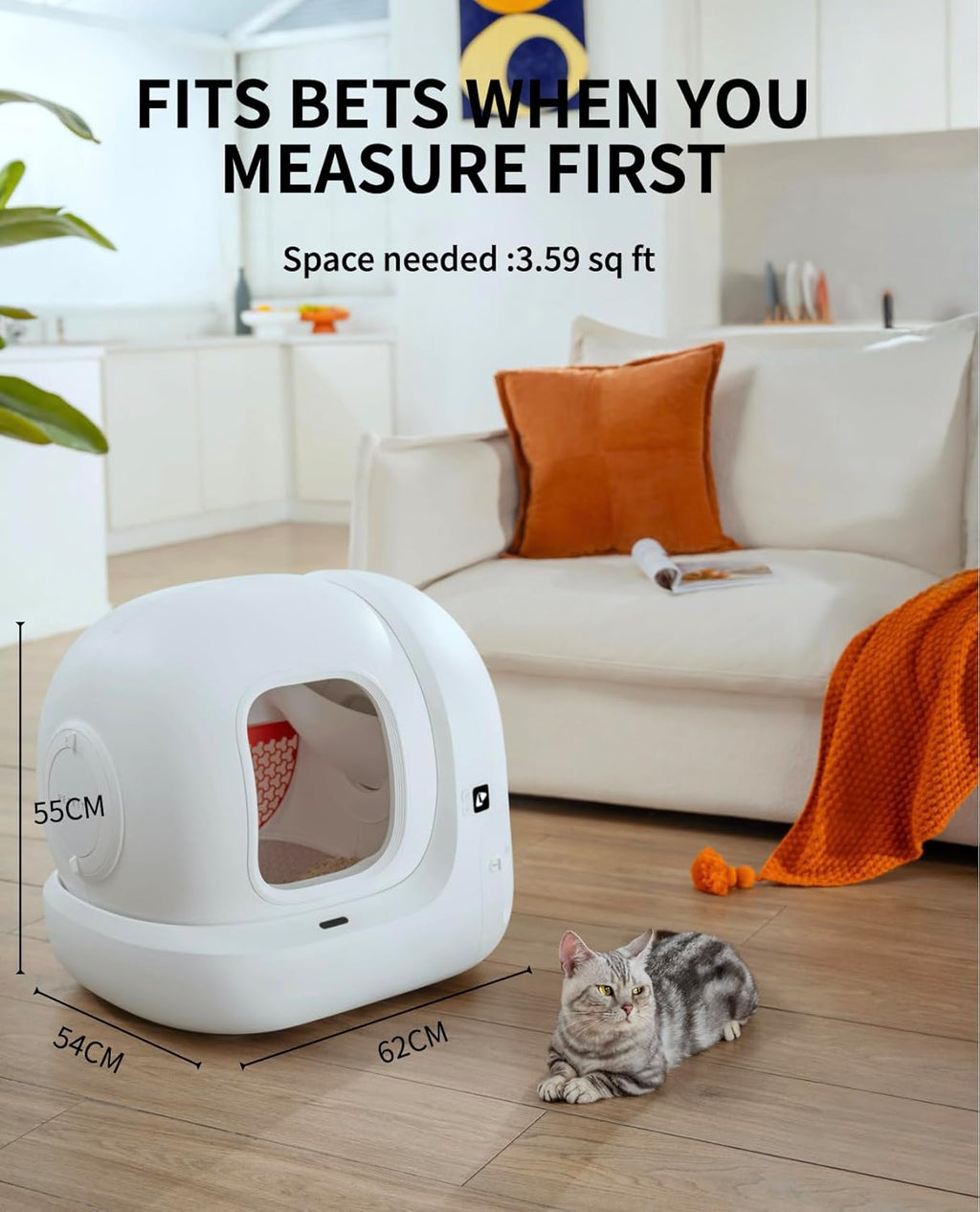 Self Cleaning Cat Litter Tray