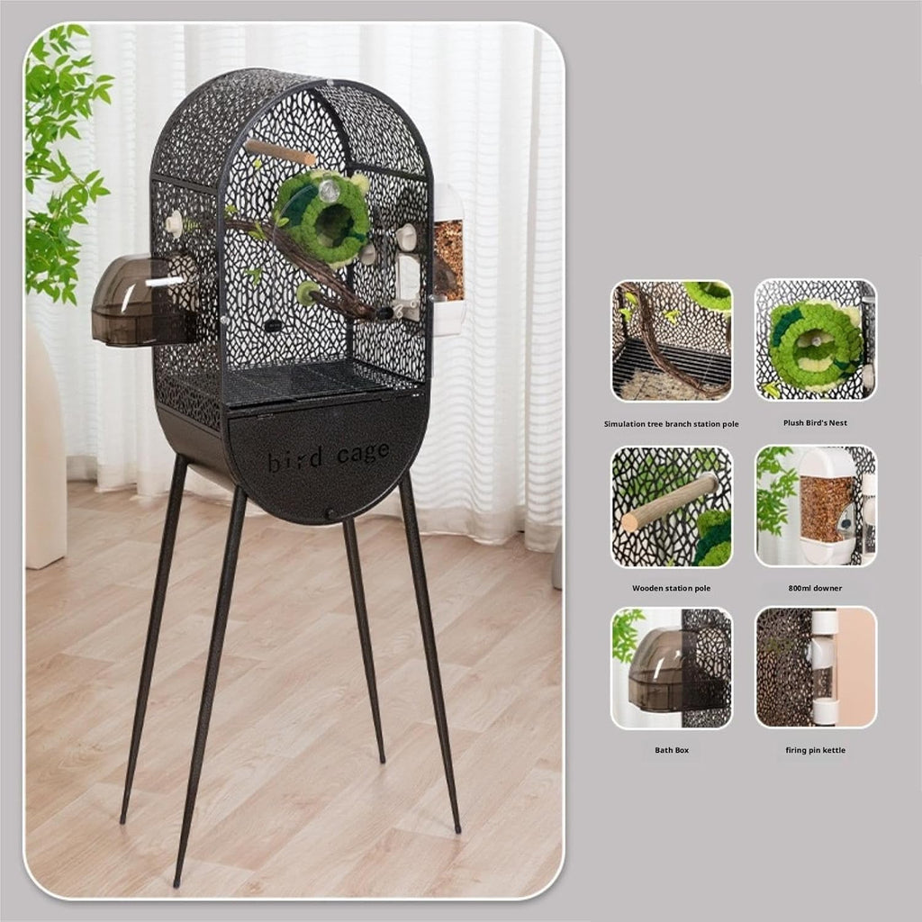 Flight Parakeet Parrot Bird Cage