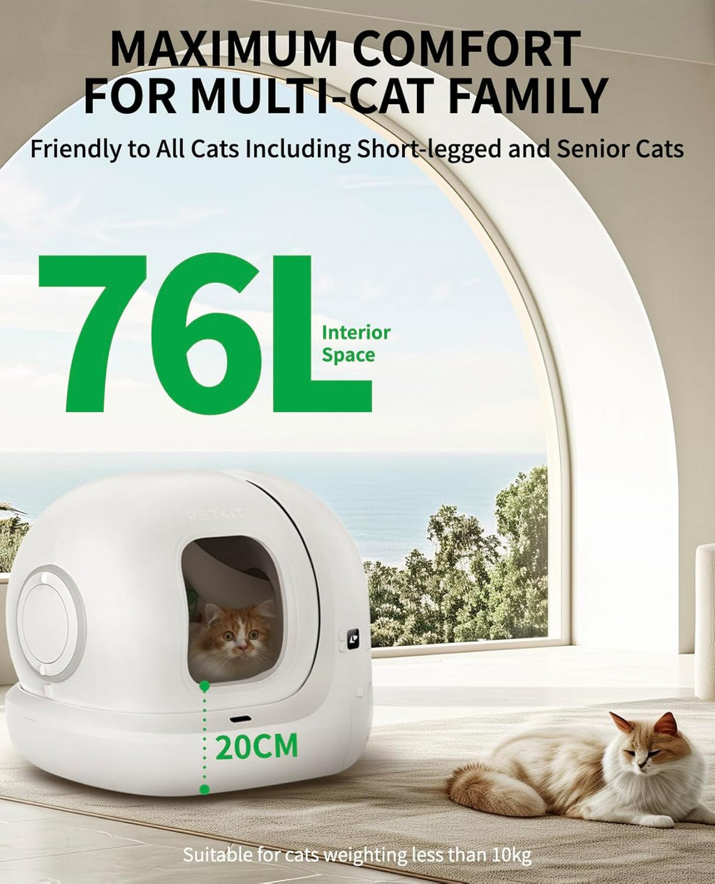Self Cleaning Cat Litter Tray