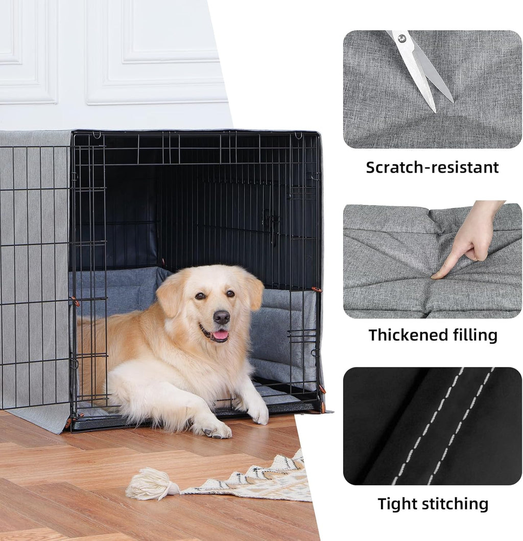 Waterproof Dog Crate Cover Set