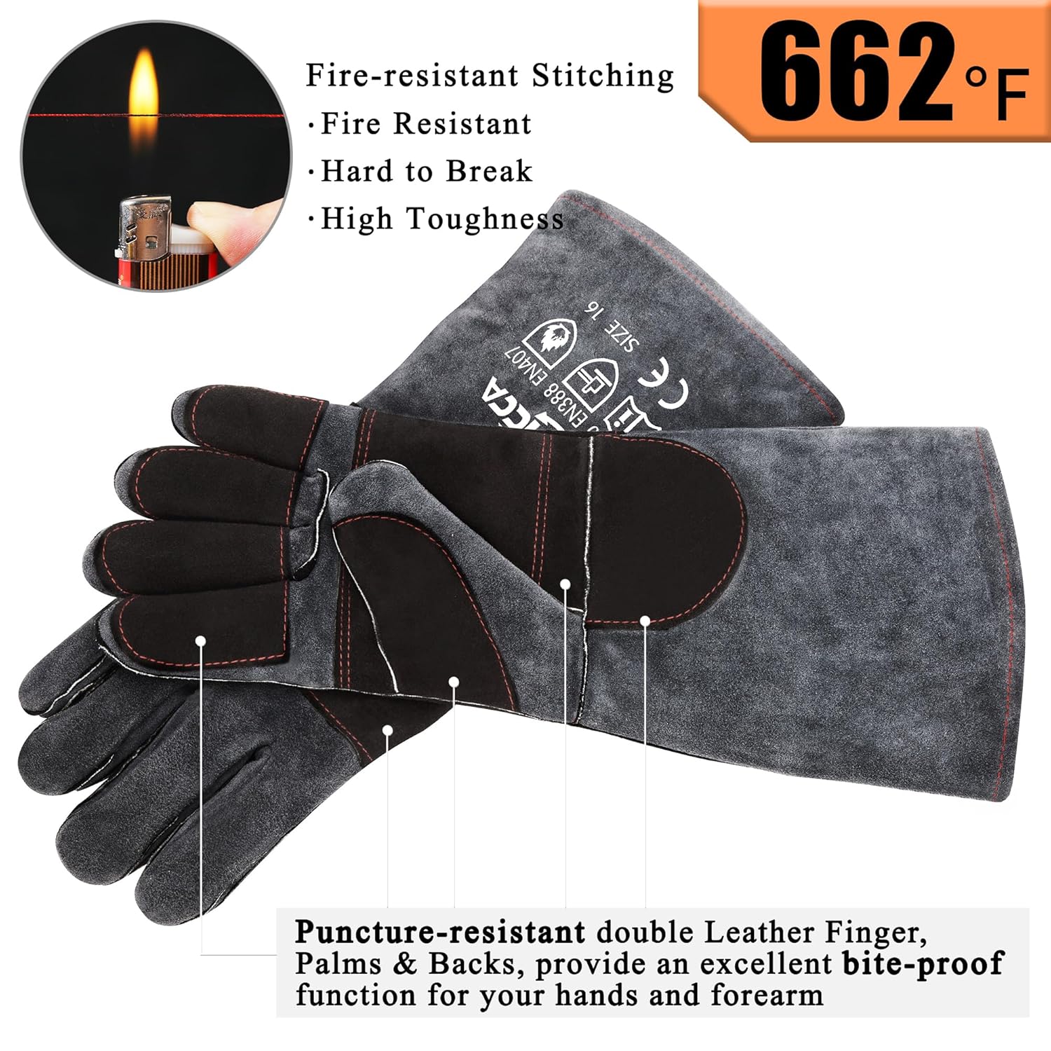 Bite Proof Reinforced Leather Padding Dog